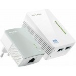 TP-LINK TL-WPA4220KIT v4 Powerline Διπλό για Ασύρματη Σύνδεση Wi‑Fi 4 και 2 Θύρες Ethernet